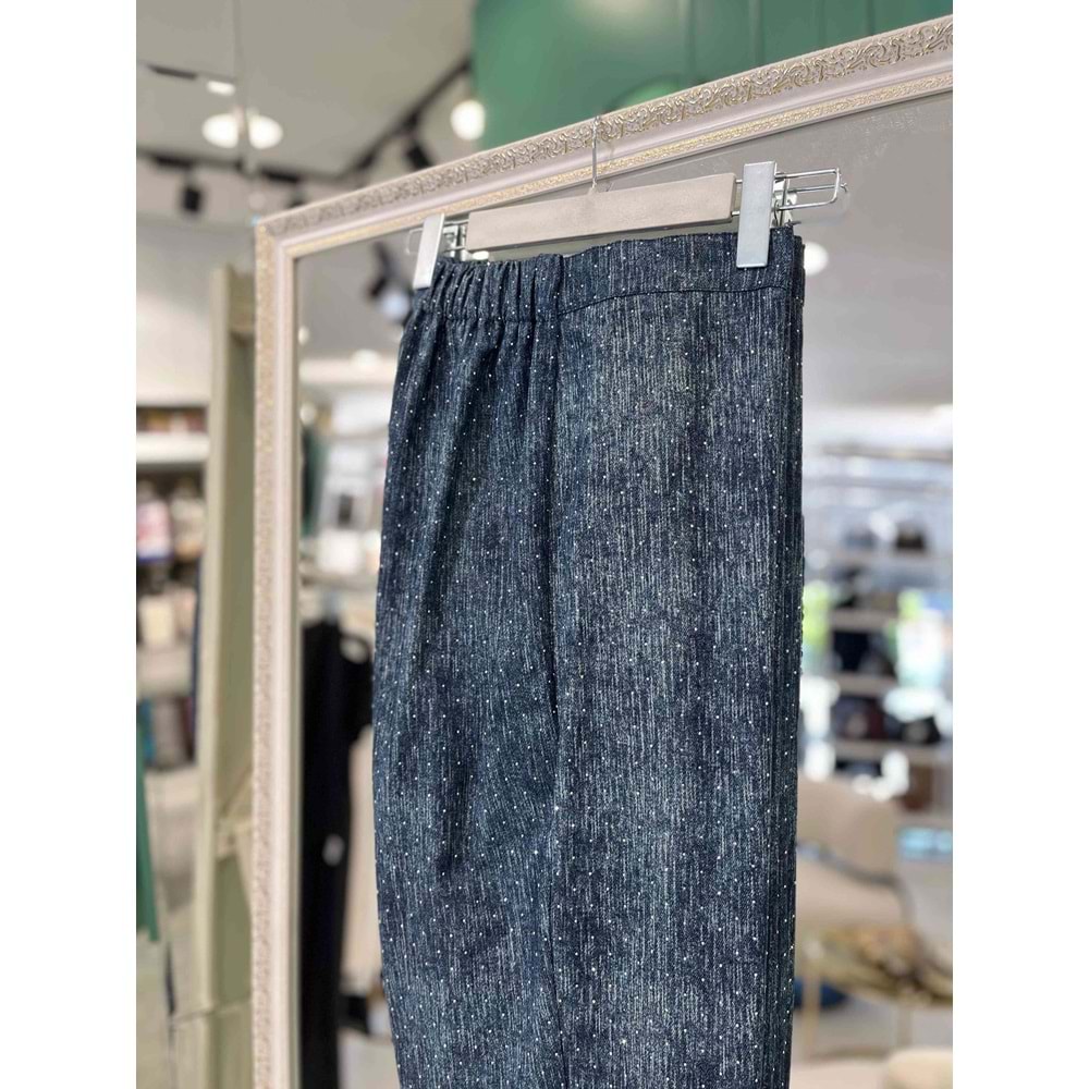 SELİNADA KOT PANTOLON - LACİVERT - 38