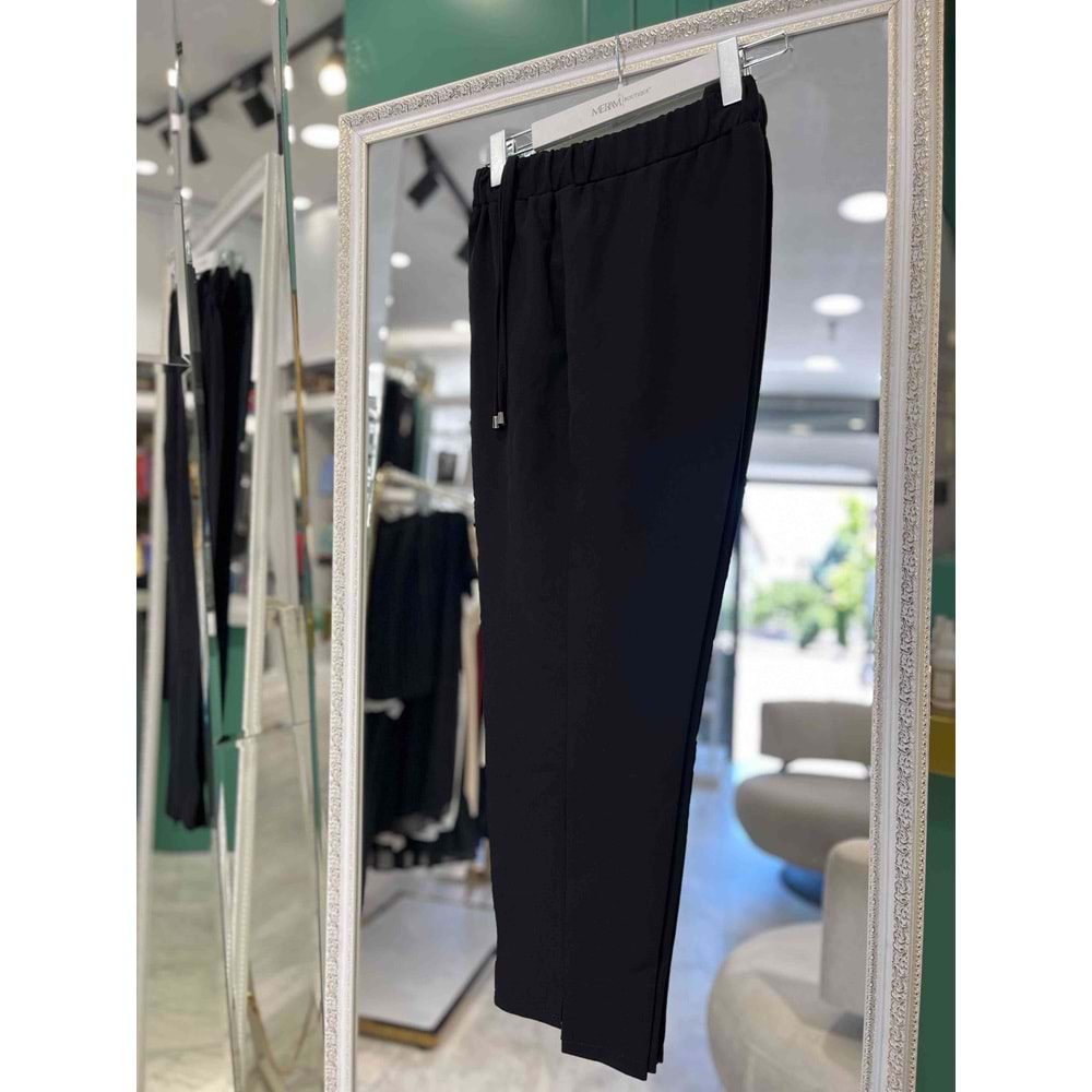 HÜMA KUMAŞ PANTOLON - SİYAH - 40