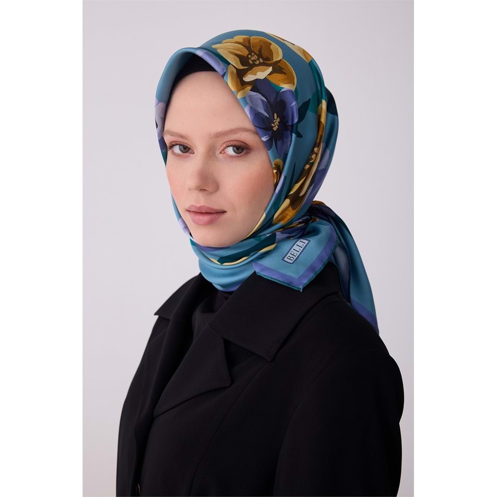 BELLİ TWİLL İPEK EŞARP 2026 DESEN 12 - 2