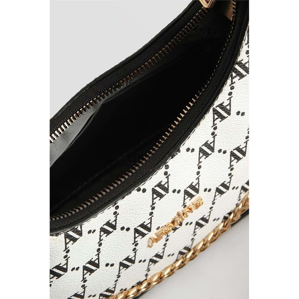 ARMİNE MONOGRAM ÇANTA 386 - BEYAZ