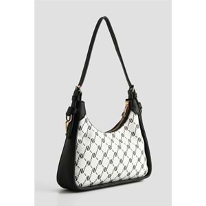 ARMİNE MONOGRAM ÇANTA 386 - BEYAZ