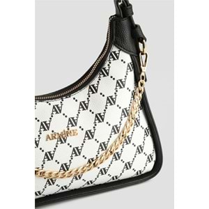ARMİNE MONOGRAM ÇANTA 386 - BEYAZ
