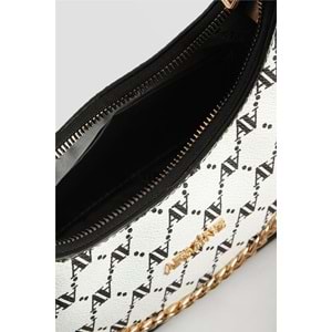 ARMİNE MONOGRAM ÇANTA 386 - BEYAZ