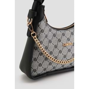 ARMİNE MONOGRAM ÇANTA 386 - GRİ
