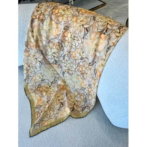 SİYANE NATUREL EŞARP DESEN 1 - 1