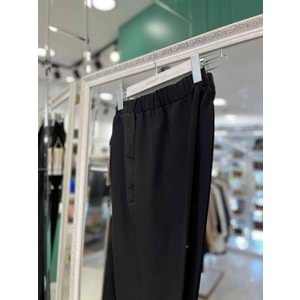 HÜMA KUMAŞ PANTOLON PAÇASI KATLI - SİYAH - 42