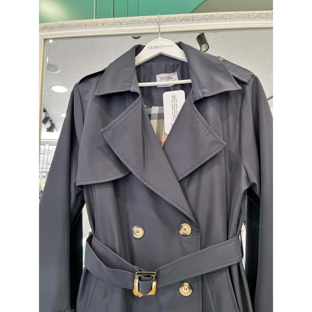 MRM TRENÇKOT SPOR TARZ 4049 - LACİVERT - L