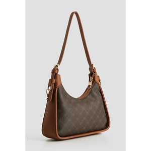 ARMİNE MONOGRAM ÇANTA 386 - KAHVERENGİ